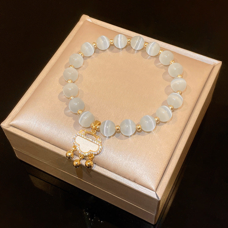 Strawberry Crystal Love Pearl Bracelets