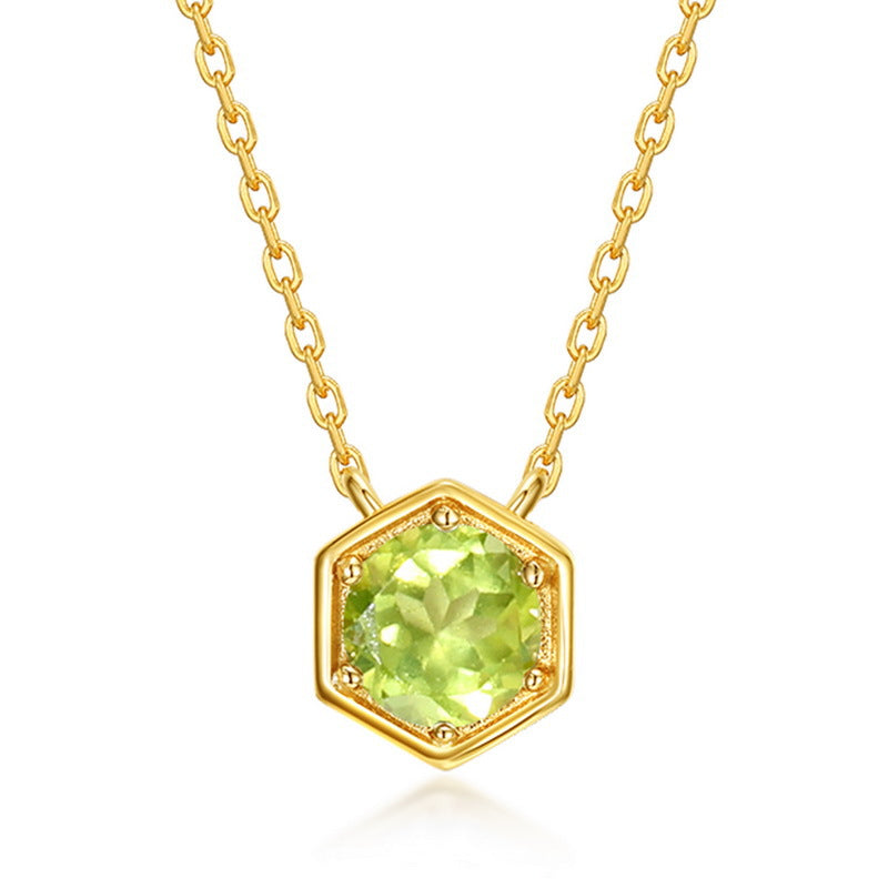 Twelve Birthstone Necklace Gold-plated Necklace