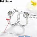 S925 Silver Couple Ring Couple Rings