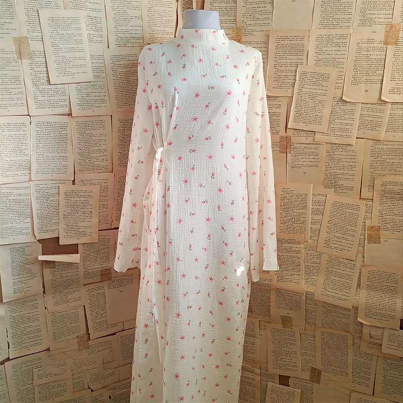 Women's Clothes Clothes Fresh Autumn Floral French Dress Women